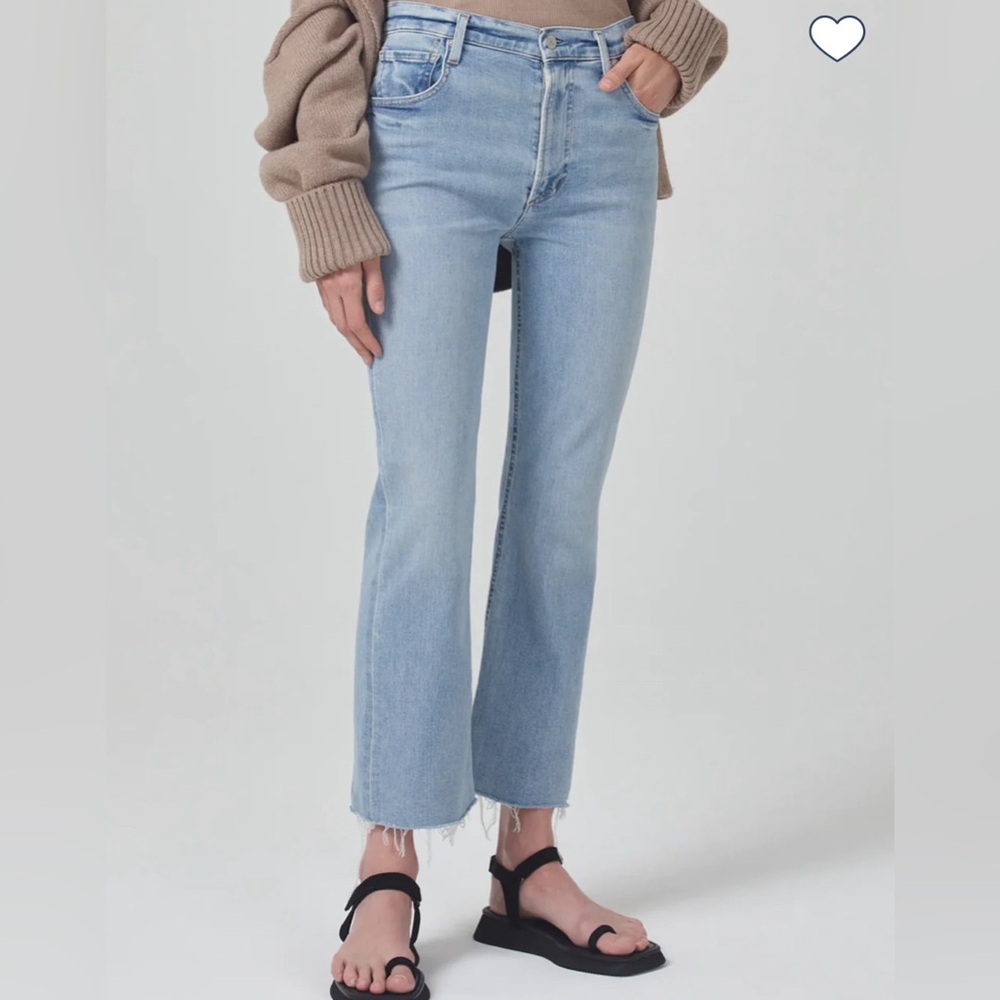 NWT Citizens of Humanity Isola Crop Mid-Rise Bootcut Jeans